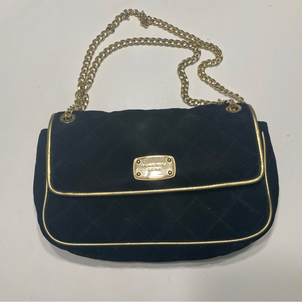 Michael kors jet set suede purses/shoulder bag